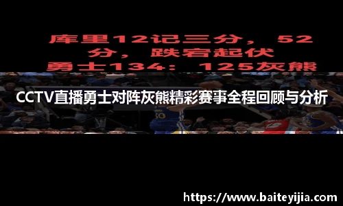 CCTV直播勇士对阵灰熊精彩赛事全程回顾与分析